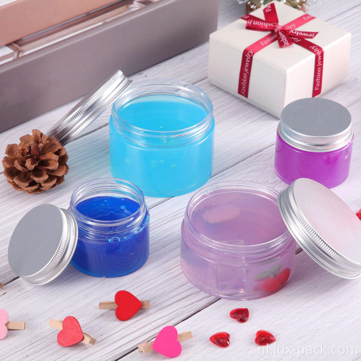 Hoge plastic potten Tall Plastic Jars